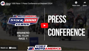 Video: Stock 1000 Race One Press Conference From Brainerd International Raceway